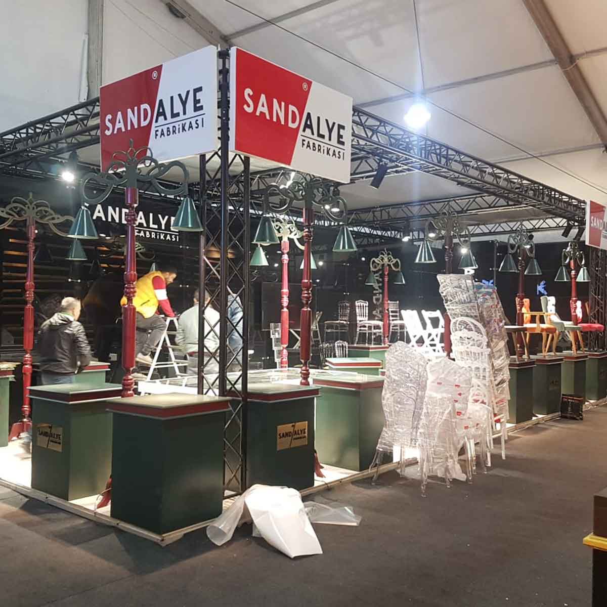 Sandalye Fabrikası Fuar Standı 4 Truss Fuar Standı