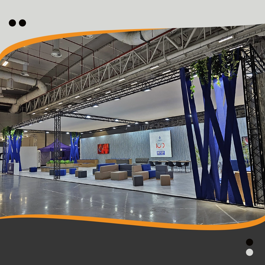 Truss ahşap stand